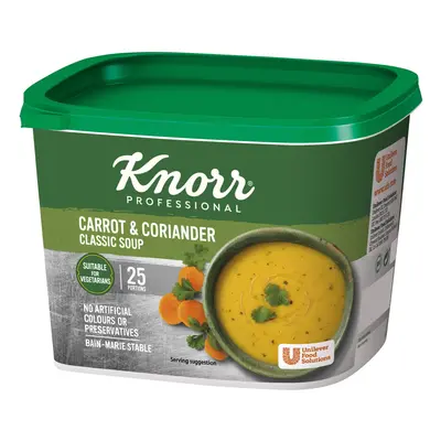 Knorr Professional Carrot & Coriander Soup Mix - 6x25ptn