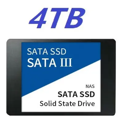 (Blue) SSD Sata 4TB Hard Drive Disk High Speed Hard Disk Internal Solid State Drives For Laptop