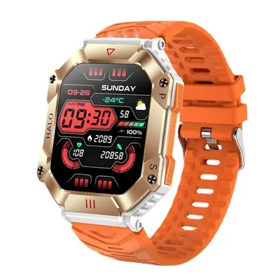 Military Smartwatch For Men Fitness Watches Waterproof AI Voice Assistant Bluetooth Call Men Sma