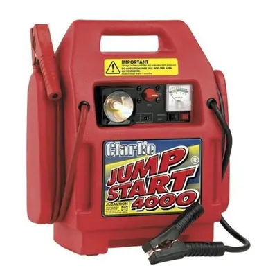 Clarke Heavy Duty Jumpstart \'extra-power\' battery for easily starting bigger engines.