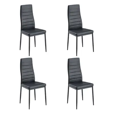 (Set of 4) Stanew Kitchen Dining Chairs, Thick Padded Seat