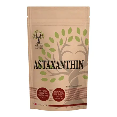 (180 Capsules) Astaxanthin Capsules 16mg Natural Astaxanthin Powder Number One UK Supplement Hig