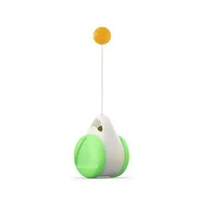 (Green) Irregular Cat Toy Rotating Ball Self-Balance Wheel Pet Toy Cute Interactive Toys Funny K