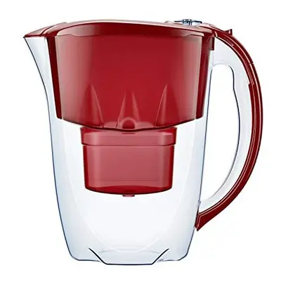 AQUAPHOR Amethyst Fridge Water Filter Jug, Includes 1x Maxfor+ Cartridge to Reduce Lime, Chlorin