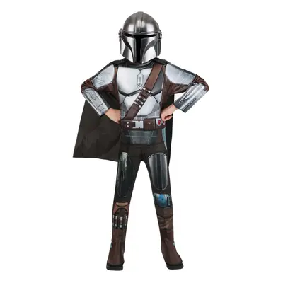 STAR WARS Boys Deluxe Mandalorian Costume Kids Halloween Costume Child - Officially Licensed Sma