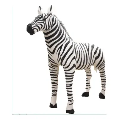 (A, 50-55cm) Zebra Plush Animal Crosing ???????? Soft Giant Stuffed Horse Realistic