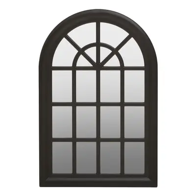 Premier Housewares Shayla Matte Black Wall Mirror