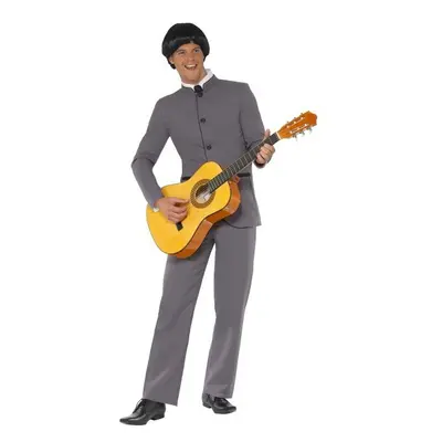 Smiffy's Adult Men's Fab Four Iconic Costume, Jacket And Trousers, 60's Groovy - costume four fa