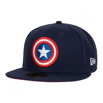 Captain America 865347-73-4fitte American Flag Colorway Era 59Fifty Fitted Hat, Navy - 7.75 Fitt