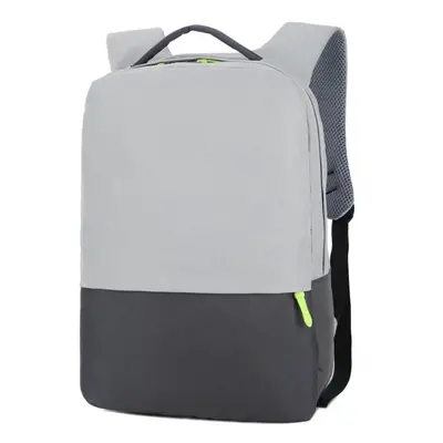 (Grey) Ultra-light Laptop Backpack Men's Simple Business Travel Bag