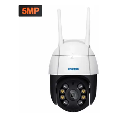 5MP Pan/Tilt AI Humanoid Detection Auto Tracking Cloud Storage Waterproof WiFi IP Camera with Tw