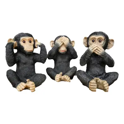 Monkey Ornaments Three Monkeys Ape Hear, Speak, See No Evil Home Decor