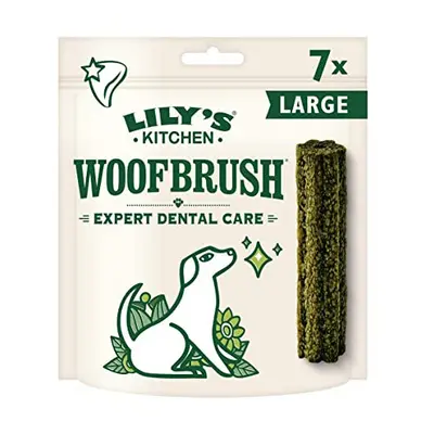 Lily's Kitchen Woofbrush Dental Chew - Natural Dental Sticks for Large Dogs (4 Packs of Chews)