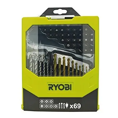 Ryobi RAK69MIX Mixed Drilling and Driving Bit Set, Piece