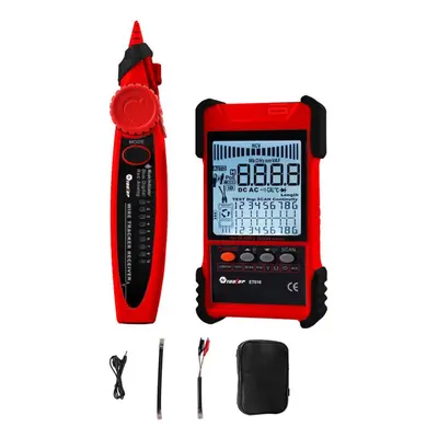 (ET616) Tooltop Et616 Handheld Portable Cable Tester With Lcd Display Analogs Digital Search Poe