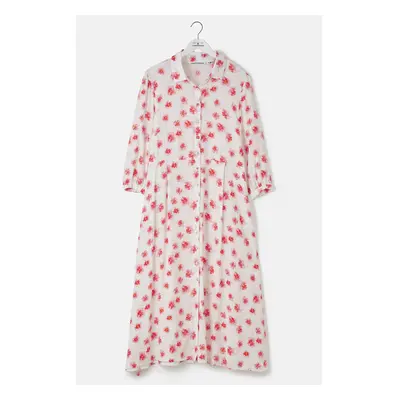 (UK 20, Soft Pink Floral) Aoife Womens Dress