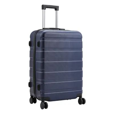 24 Inch Hardshell Rolling Luggage Trolley Travel Case, Blue