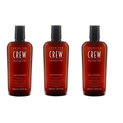 American Crew Daily Moisturizing Shampoo 450ml x3