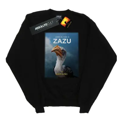 (M, Black) Disney Mens The Lion King Movie Zazu Poster Sweatshirt