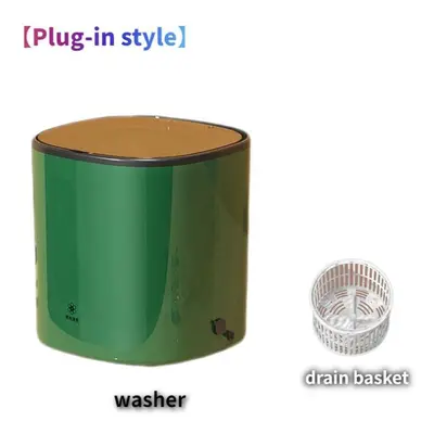 (green, ãPlug-in styleãA2) New Portable Mini Washing Machine Household Ultrasonic Ozon Clean