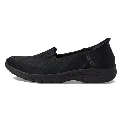 SKECHERS Women's Reggae Fest 2.0-Guiding Light Slip-INS Loafer Black