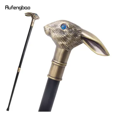 (as the picture) Copper Rabbit Long Ear Gentleman Walking Cane Fashion Walking Stick Gentleman C