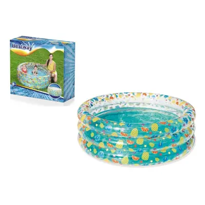 Colorful Fruit Motif Inflatable Pool, 150x53cm, Ages 6+