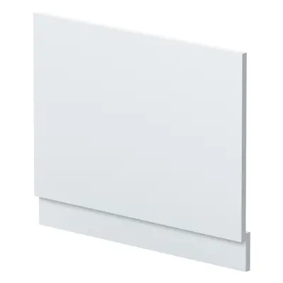 700mm Straight Reversible Bath End Panel & Plinth - Satin White