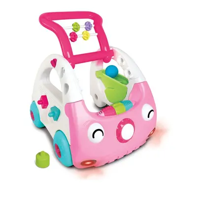 Infantino Sensory 3-in-1 Discovery Car Pink