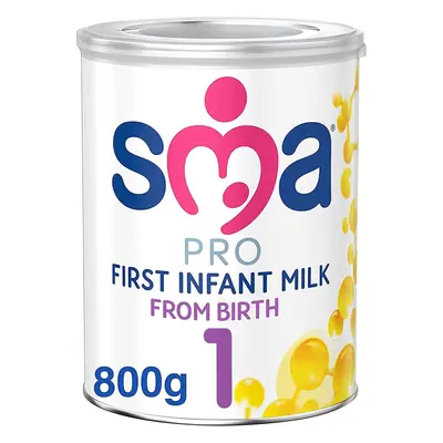 SMA PRO First Infant Baby Milk Powder, From Birth, 800g (Pack of 1)