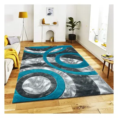 (80 x cm, Teal) Modern Large Rugs For Living Room Bedroom