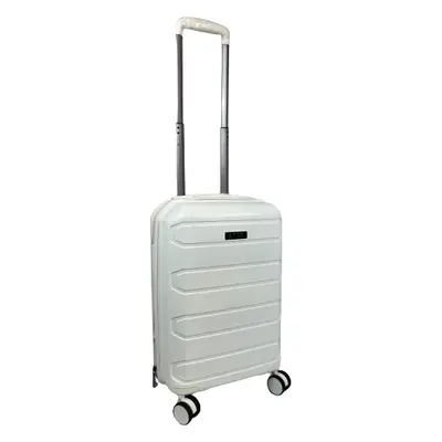 (White, Small 20") Hampton&Stewart PP Wheel Hard Shell Suitcase