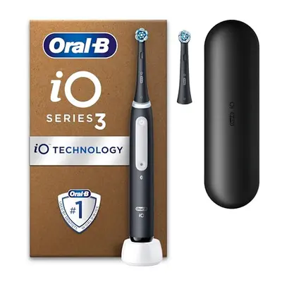 iO3 Electric Toothbrush, Toothbrush Heads, Pressure Sensor, Toothbrush for Adults with Travel Ca