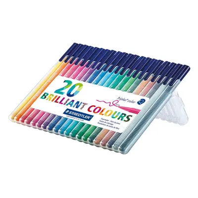 Staedtler SB20 Triplus Colour Fibre-Tip Pen - Assorted Colours, Pack of