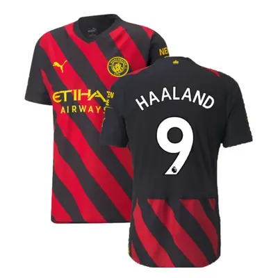 (S) Man City Authentic Away Shirt (HAALAND 9)