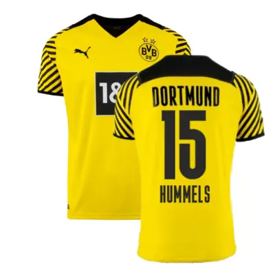 (L) Borussia Dortmund Home Shirt (HUMMELS 15)