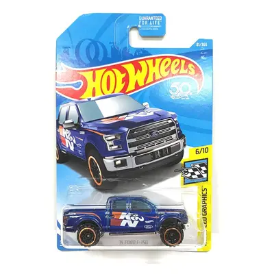 Hot Wheels 50th Anniversary HW Speed Graphics '15 Ford F-150 81/365 Blue