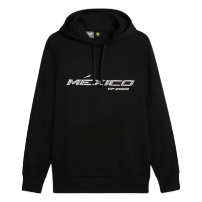 (XL) Ferrari Mexico Race Hoodie (Black)