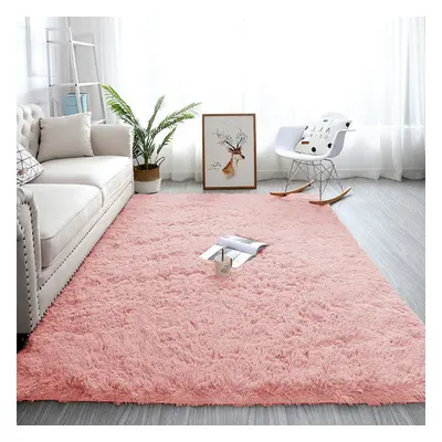 (Pink, x cm) Shaggy Non Slip Rugs Bedroom Living Room Area Rugs Hallway Runner Fluffy Carpets Ba