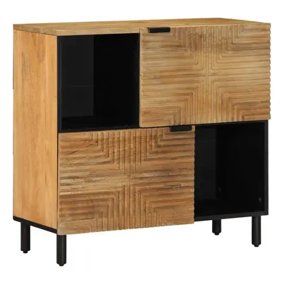 vidaXL Sideboard Brown 80x33x75 cm Solid Wood Mango cabinet cupboard highboard