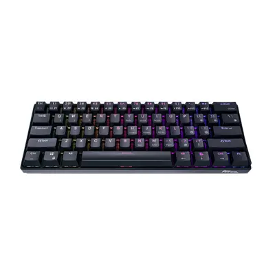 (Black, Red Switch) Mechanical Keyboard Triple Mode Hot Swappable Wired 2.4GHz Bluetooth 5.1 RGB