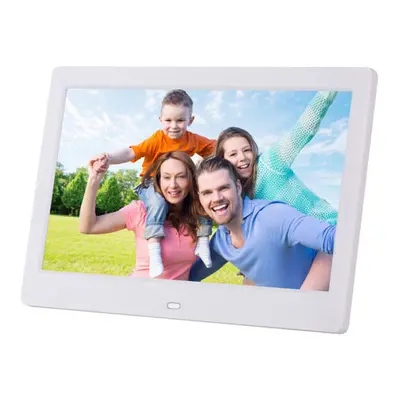 (White) 10'' HD Digital Photo Frames Video Gift Christmas