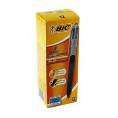 BIC Colours Grip PRO Clip-on retractable ballpoint pen Medium...