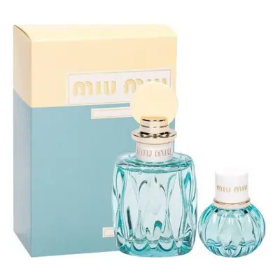 Miu Miu L'Eau Bleue Pcs Set: 3.4 Eau De Parfum Spray + 0.67 Eau De Parfum Spray (Travel)