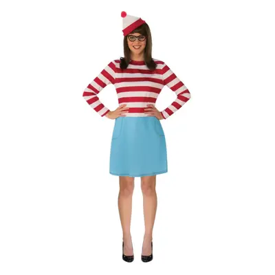 Where's Waldo Wenda Adult Costume Small