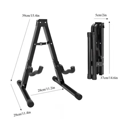 Universal Eva Black Folding Guitar Stand A Frame Floor Stand For Acoustic Classic Electric Guita