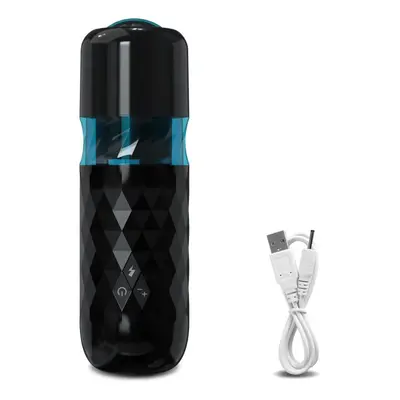 (black) Men&apos;s Sex Toys Automatic Telescopic Rotating Masturbation Cup Men&apos;s Real Vagin