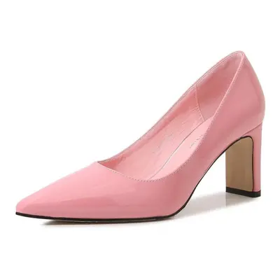 (pink, 42) Women High Heels Office New Banquet Elegant And Versatile Daily Shoes 7.5cm Heel Wz