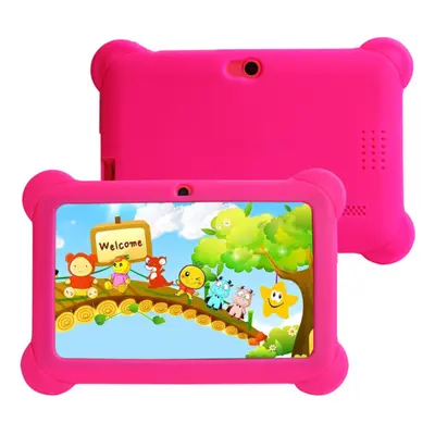 (Red) Kids 7-inch Android Touch Screen Tablet with Case