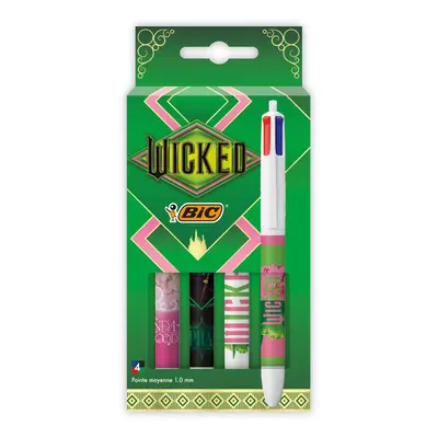 Wicked Colour Retractable Ballpoint Pen Pack of